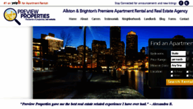 What Previewbostonrealty.com website looked like in 2016 (7 years ago)