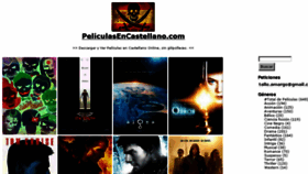 What Peliculasencastellano.com website looked like in 2016 (7 years ago)