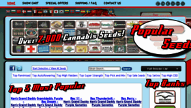 What Popularseeds.com website looked like in 2016 (7 years ago)