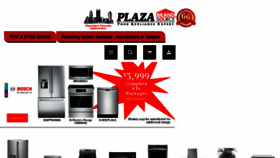What Plazaappliancemart.com website looked like in 2016 (7 years ago)