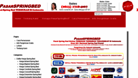 What Pasarspringbed.com website looked like in 2016 (7 years ago)