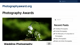 What Photographyaward.org website looked like in 2016 (7 years ago)