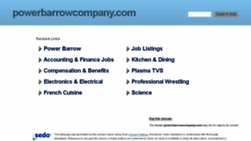 What Powerbarrowcompany.com website looked like in 2016 (9 years ago)