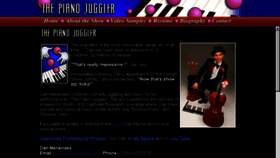 What Pianojuggler.com website looked like in 2016 (7 years ago)