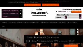 What Paradores.es website looked like in 2016 (7 years ago)