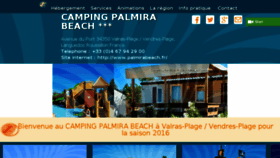 What Palmirabeach.fr website looked like in 2016 (7 years ago)