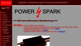 What Power-spark.de website looked like in 2016 (7 years ago)