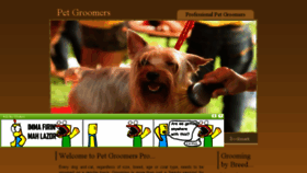 What Petgroomerspro.com website looked like in 2016 (7 years ago)