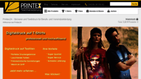 What Printex24.de website looked like in 2016 (7 years ago)