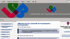 What Psych-beratungsstelle-landesstelle.de website looked like in 2016 (7 years ago)