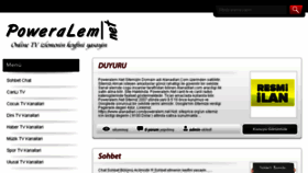 What Poweralem.net website looked like in 2016 (7 years ago)