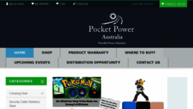 What Pocketpoweraustralia.com.au website looked like in 2016 (7 years ago)