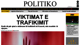 What Politiko.net website looked like in 2016 (7 years ago)