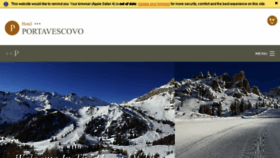 What Portavescovo.it website looked like in 2016 (9 years ago)