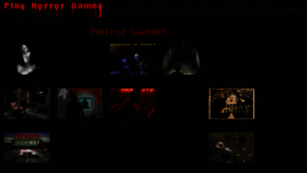 What Playhorrorgames.com website looked like in 2016 (7 years ago)