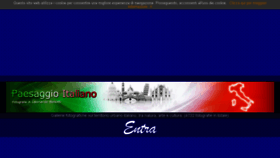 What Paesaggioitaliano.eu website looked like in 2016 (7 years ago)