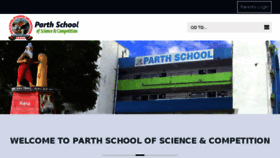 What Parthschool.org website looked like in 2016 (7 years ago)