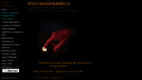 What Psycho-dynamics.com website looked like in 2016 (7 years ago)