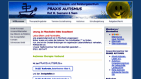 What Praxis-autismus.de website looked like in 2016 (7 years ago)