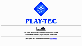 What Playtec.com.br website looked like in 2016 (7 years ago)