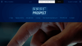 What Prospect.pl website looked like in 2016 (7 years ago)