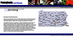 What Pa.uslandrecords.com website looked like in 2016 (7 years ago)