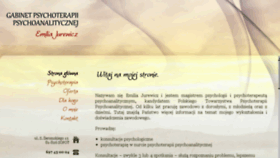What Psycholog-sopot.pl website looked like in 2016 (7 years ago)