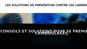 What Prevention-cambriolage.fr website looked like in 2016 (7 years ago)