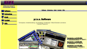 What Picsoft.de website looked like in 2016 (7 years ago)