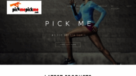 What Pickmepickme.com website looked like in 2016 (7 years ago)