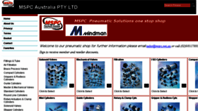 What Pneumaticsonline.com.au website looked like in 2016 (7 years ago)