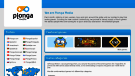 What Plongamedia.com website looked like in 2016 (7 years ago)