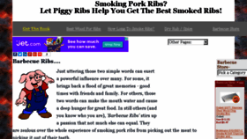 What Piggyribs.com website looked like in 2016 (7 years ago)