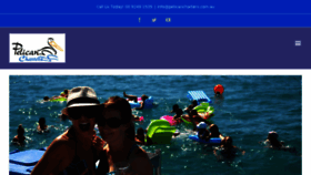 What Pelicancharters.com.au website looked like in 2016 (7 years ago)