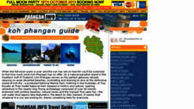 What Phangan.info website looked like in 2016 (7 years ago)