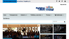 What Purisimadelrincon.mx website looked like in 2016 (7 years ago)
