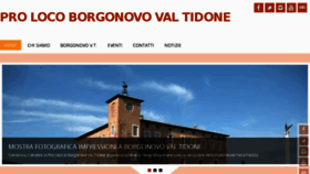 What Prolocoborgonovo.it website looked like in 2016 (7 years ago)