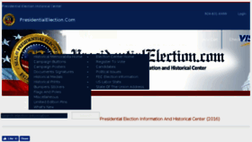 What Presidentialelection.com website looked like in 2016 (7 years ago)
