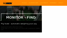 What Pigscale.com website looked like in 2016 (7 years ago)