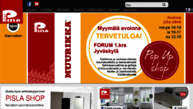 What Pisla.fi website looked like in 2016 (7 years ago)