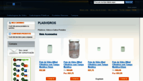 What Plasvidros.com.br website looked like in 2016 (7 years ago)