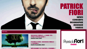 What Patrickfiori.net website looked like in 2016 (7 years ago)