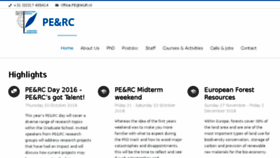 What Pe-rc.nl website looked like in 2016 (7 years ago)