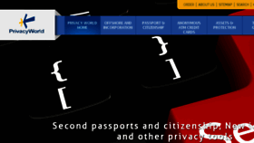 What Privacyworld.com website looked like in 2016 (7 years ago)