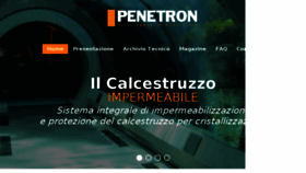 What Penetron.it website looked like in 2016 (7 years ago)