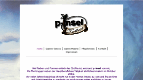What P-insel.de website looked like in 2016 (7 years ago)