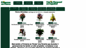 What Primerosenflores.com website looked like in 2016 (7 years ago)
