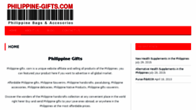 What Philippine-gifts.com website looked like in 2016 (7 years ago)