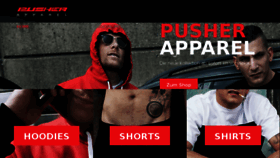 What Pusher-apparel.de website looked like in 2016 (7 years ago)