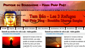 What Pagodethienminh.fr website looked like in 2016 (7 years ago)